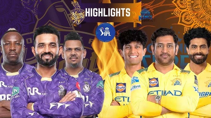 IPL 2025: KKR and CSK In Thrilling Encounter