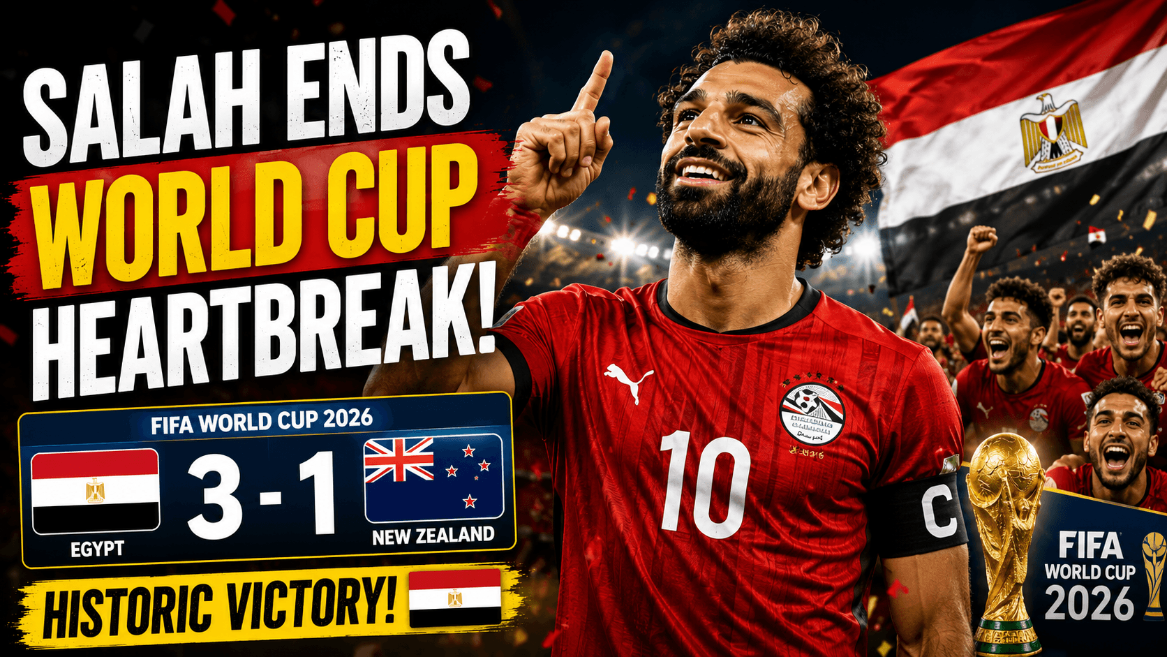 Salah Ends World Cup Heartbreak as Egypt Secures Historic Victory