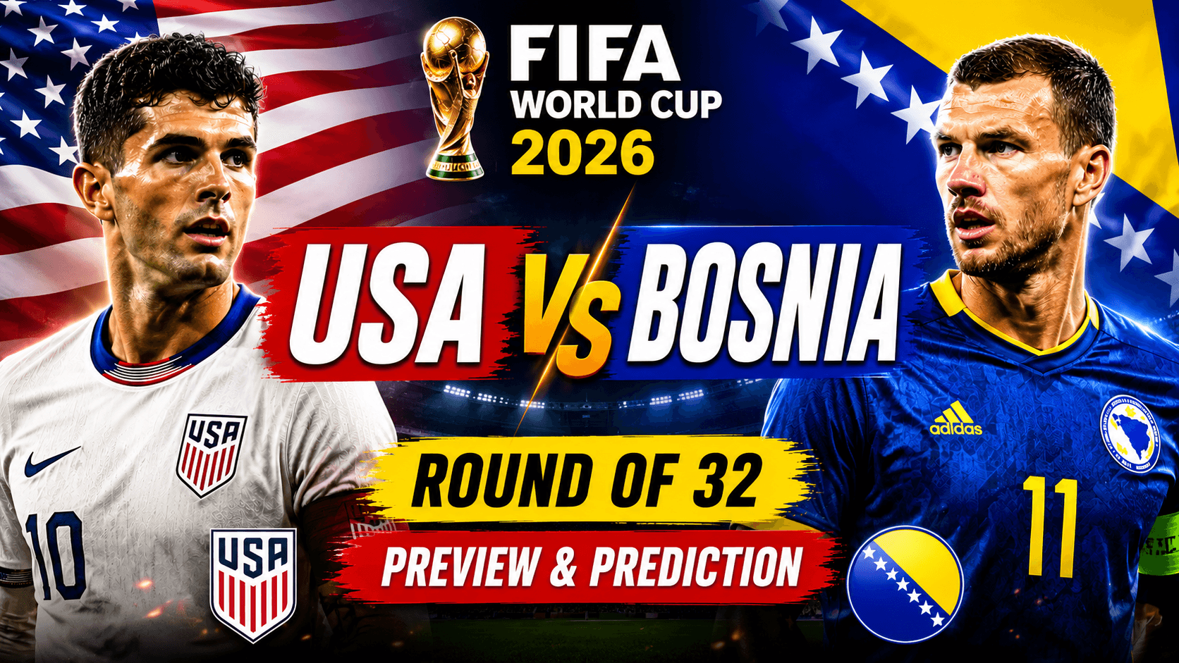FIFA World Cup 2026 Round of 32 Preview, Prediction and Expected Lineups