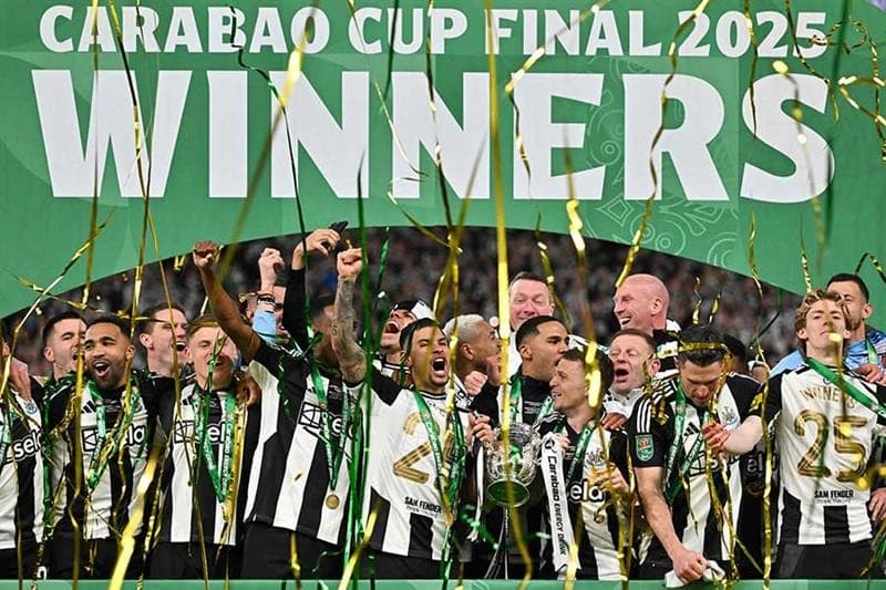 Newcastle United Ends 56-Year Trophy Drought with League Cup Win Over Liverpool image